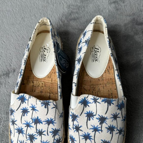 Bass Jenny Palm Tree Espadrille Flats‎ Size 8M NWT Coastal Boho - Picture 4 of 15
